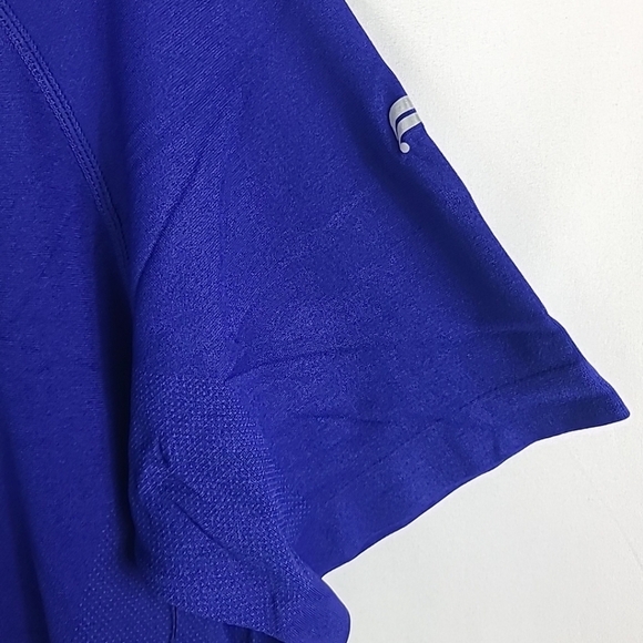 NEW  Fabletics Men’s Training Day Tee Admiral Blue Size L - Picture 3 of 6